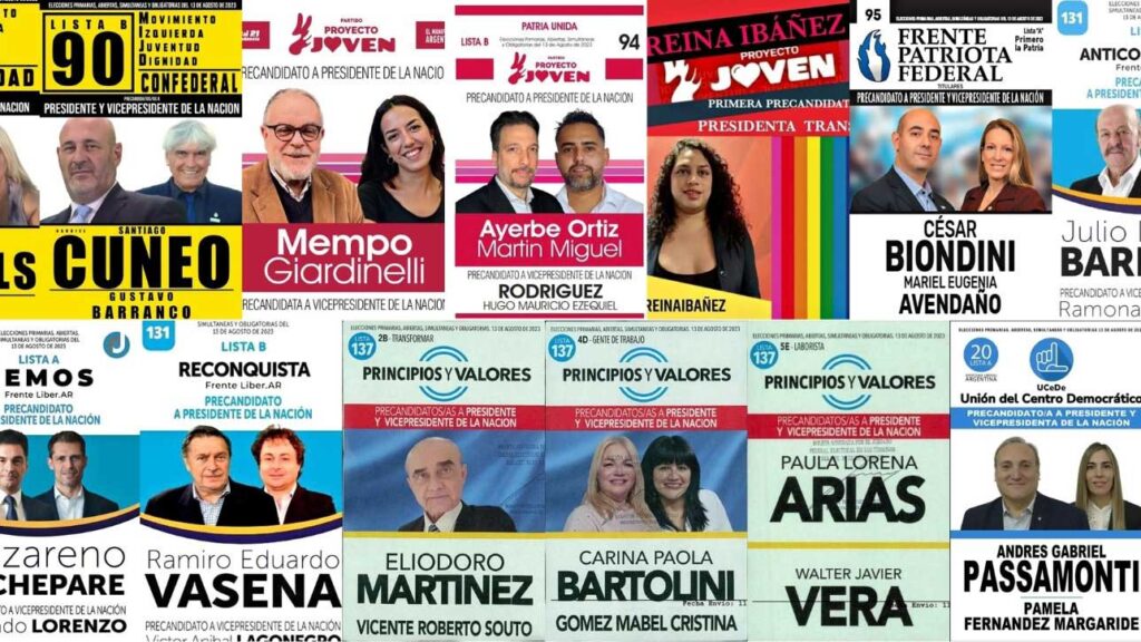 Candidatos que no se podran votar en Tierra del Fuego