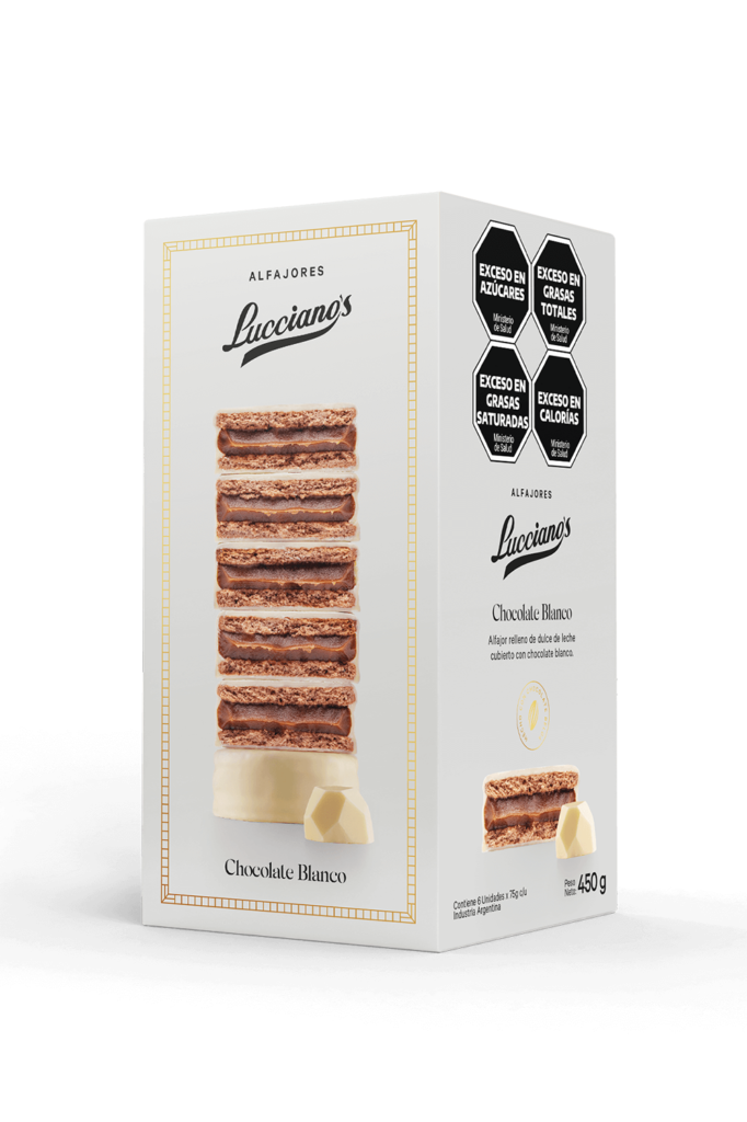 ALFAJOR BLANCO CAJA x6 UNIDADES