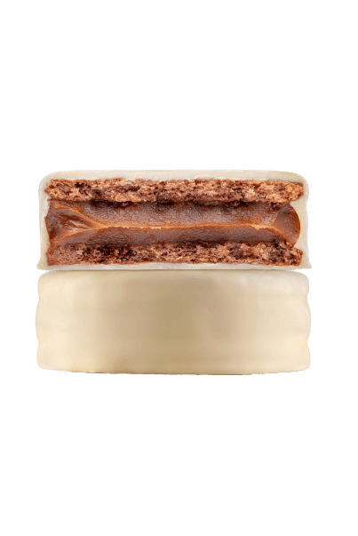 ALFAJOR DE CHOCOLATE BLANCO