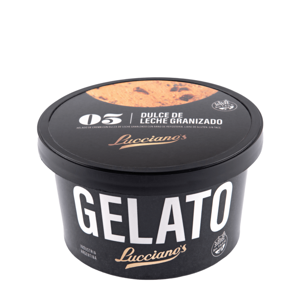 DULCE DE LECHE GRANIZADO Gluten Free sin TACC